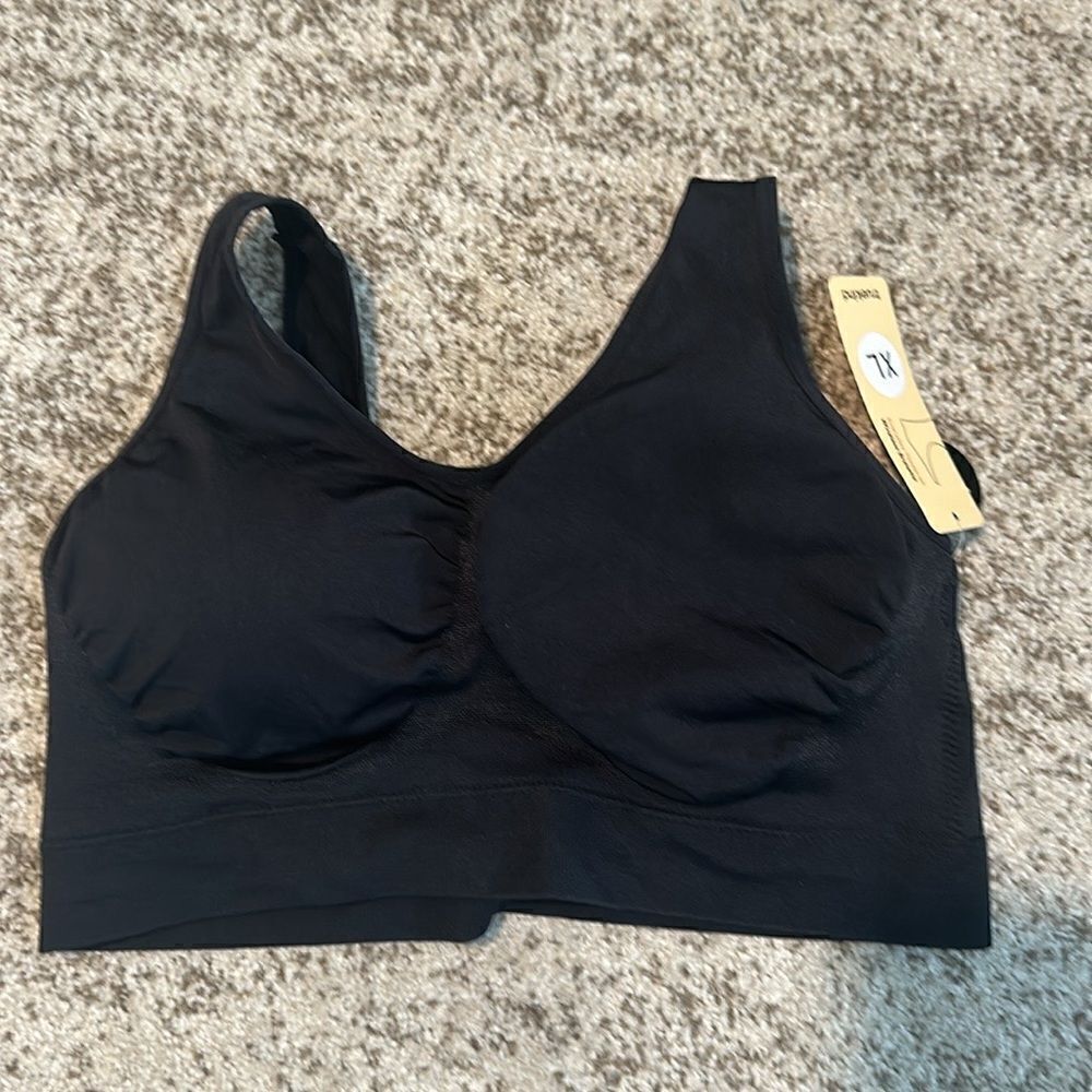 Truekind Black pullover Bra XL